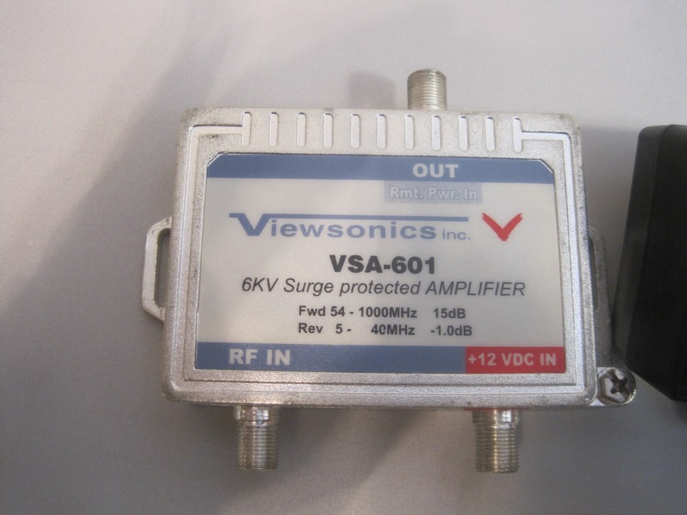 Viewsonic VSA-601 Surge protected Amplifier and AC adapter
