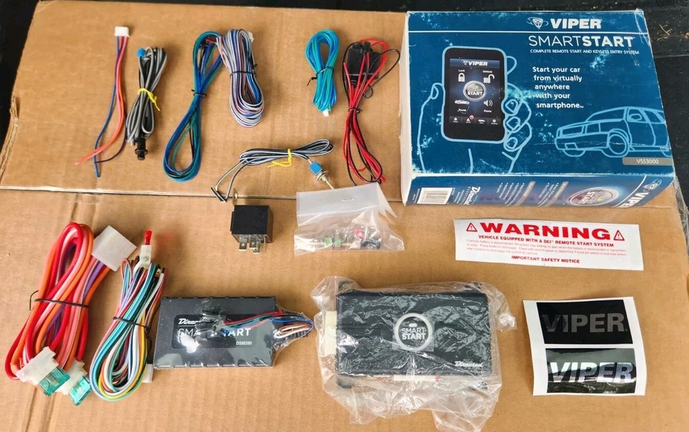 DEI Viper VSS3000 SmartStart System Smartphone Remote Car Starter Keyless Entry