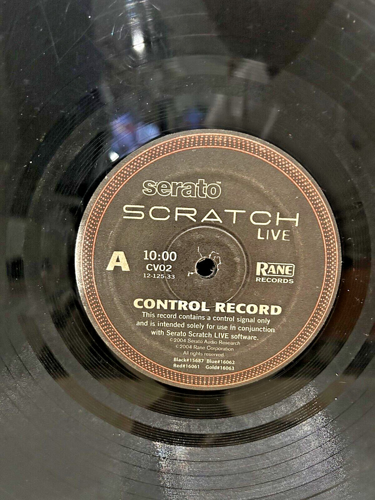 Serato Scratch Live Control Disc