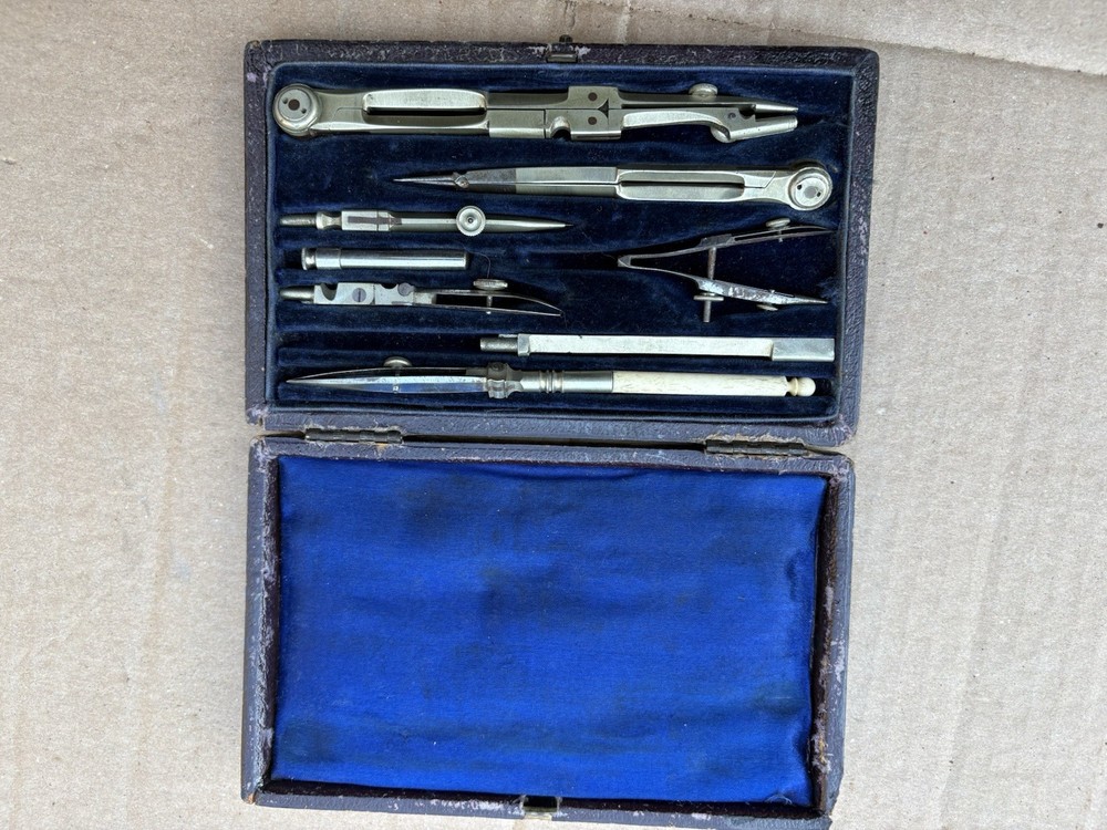 vintage technical drawing instruments