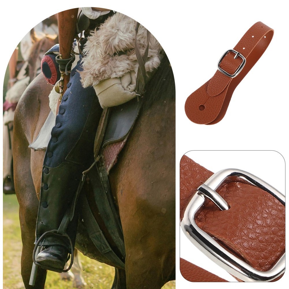 2 Pcs Boot Straps for Cowboy Boots Equestrian Adjustable Spur Elastic Belts