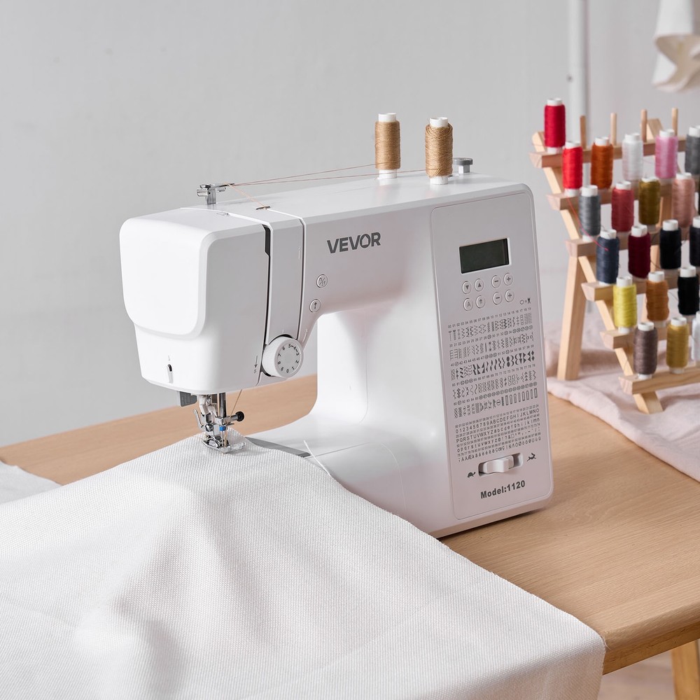 VEVOR Computerized Sewing Machine Digital Sewing Machine 200 Stitch Applications