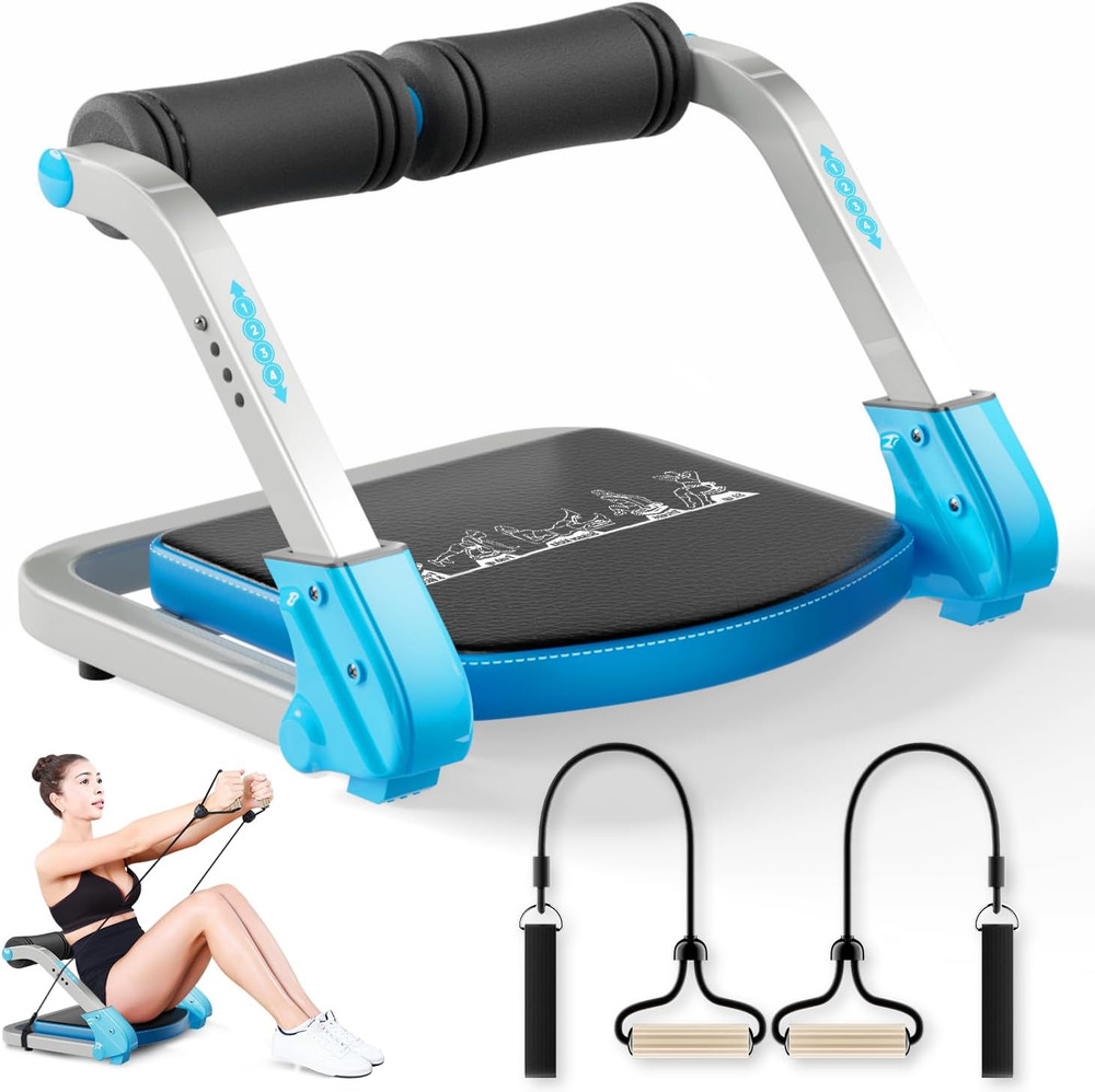 Adjustable Ab Trainer Machine with 350 lbs Capacity for Home Workouts