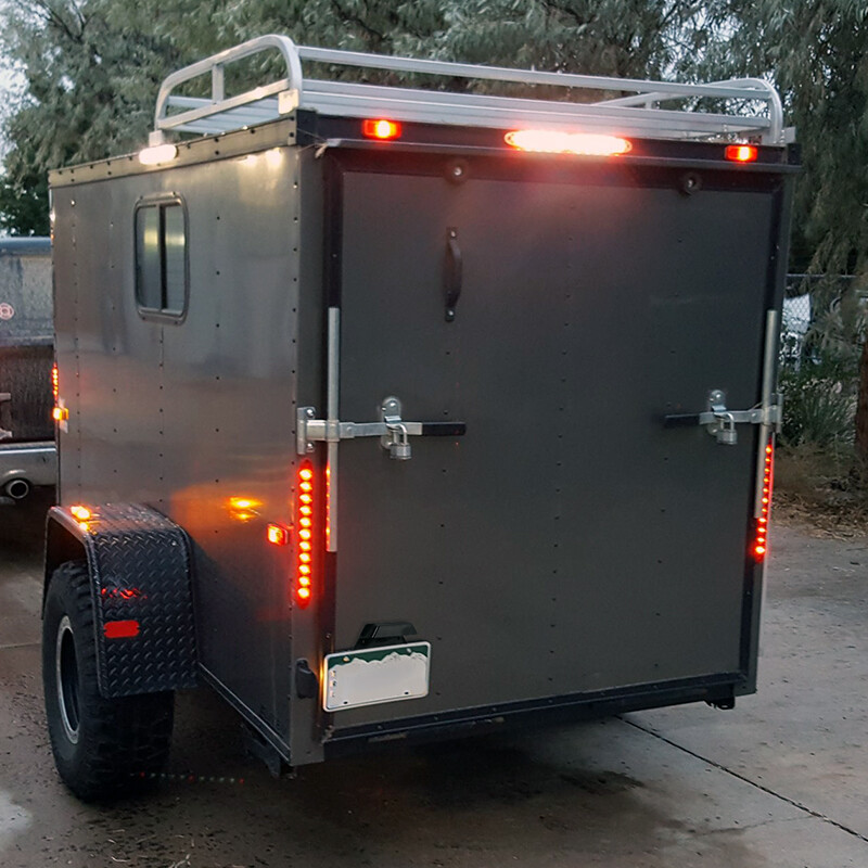 12V Car LED License Plate Light RV Camper Trailer UTV Truck Van IP65 Cool White