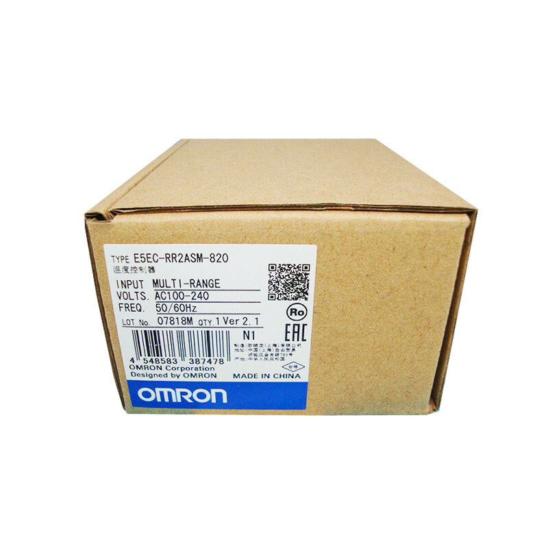 1PC New Omron E5EC-RR2ASM-820 100-240VAC Temperature Controller Free Shipping