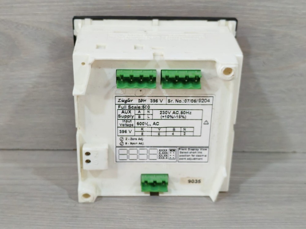 Ziegler DPM396V AC Voltmeter DPM 396V - Tried & Tested