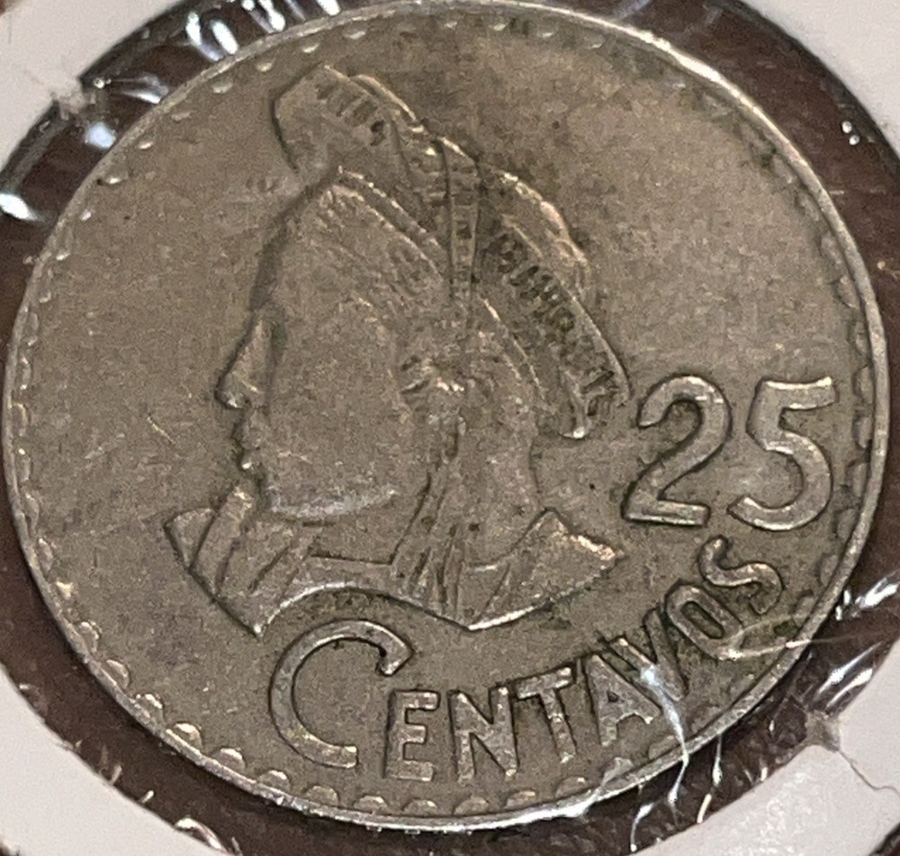 1975 Guatemala 25 Centavos