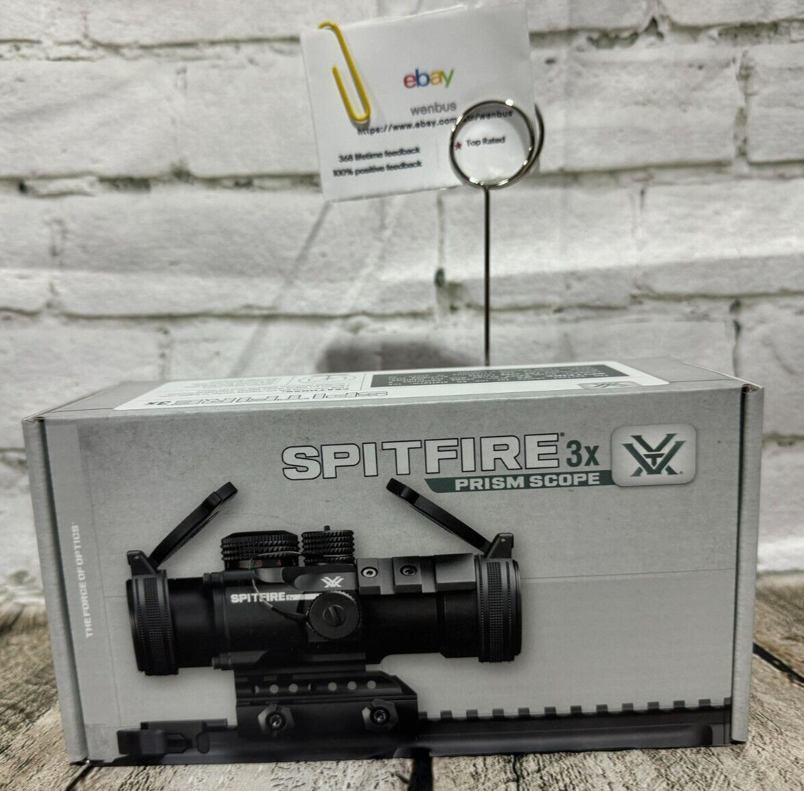 Vortex Spitfire 3X Prism Scope SPR-1303 Red/Green EBR-556B MOA Reticle Brand New