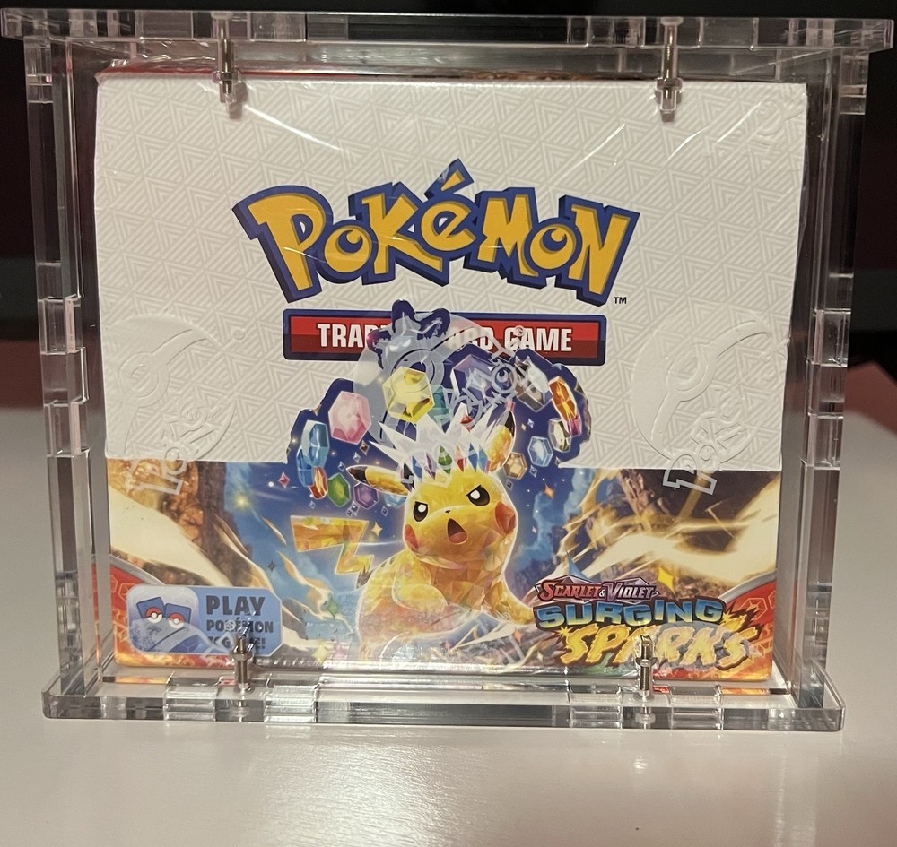 Acrylic Display Case for Pokémon TCG Booster Box