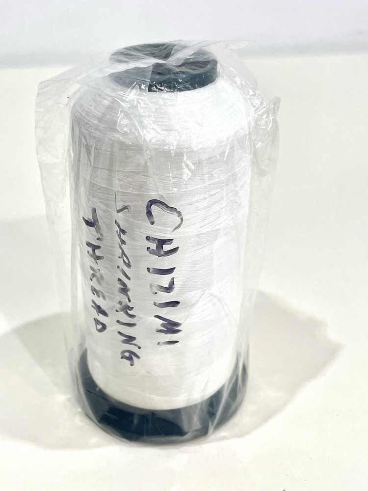 Chizimi Shrinking Thread Spool White Machine Embroidery Sewing NEW