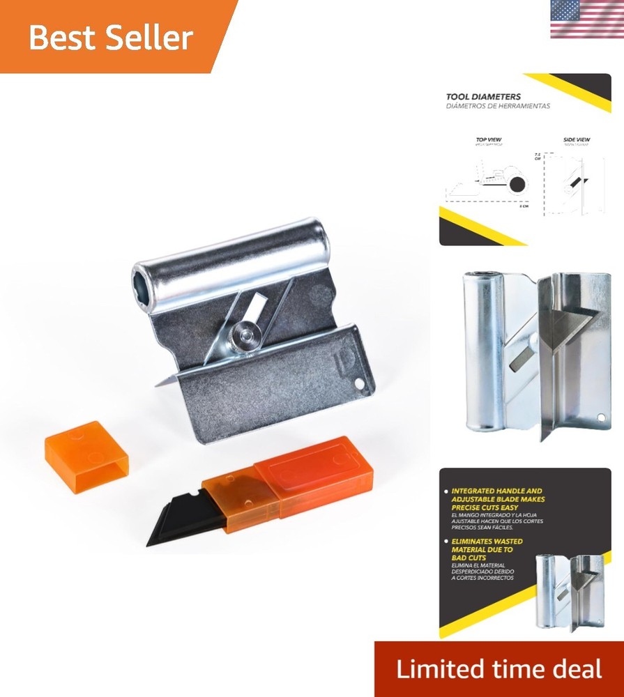 Lightweight Precision Ceiling Tile Cutter - Ideal for Drywall and Shadowline Use