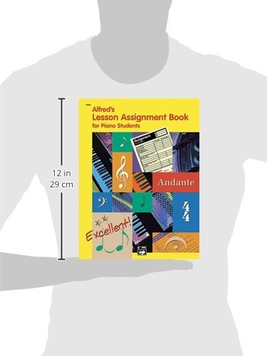Alfred's Lesson Assignment Book for Piano Students