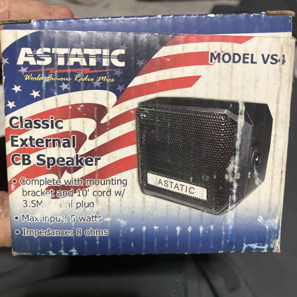 Astatic 302-VS4 5W Noise Cancelling External Cb Speaker