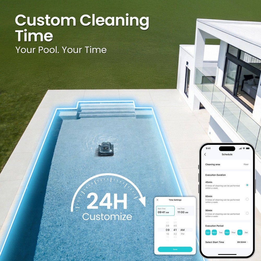 AIPER Scuba S1 2025 Version APP Control Robotic Inground Pool Cleaner Vacuum