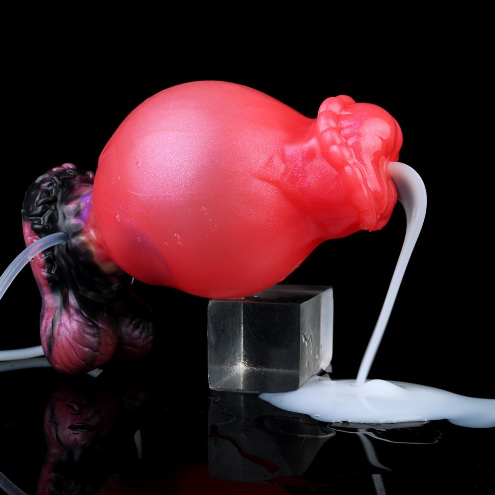 Fantasy Anal Plug Inflatable Ejaculation Dildo Squirting Penis Big Butt Expander