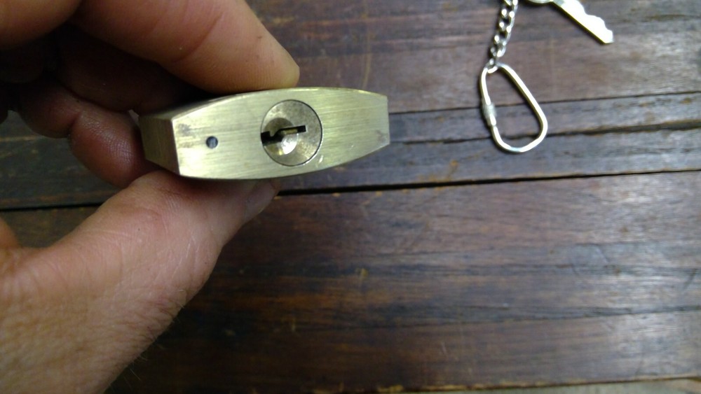 Brink's 2 1/4" Shackle Size Heavy Duty Solid Brass Padlock