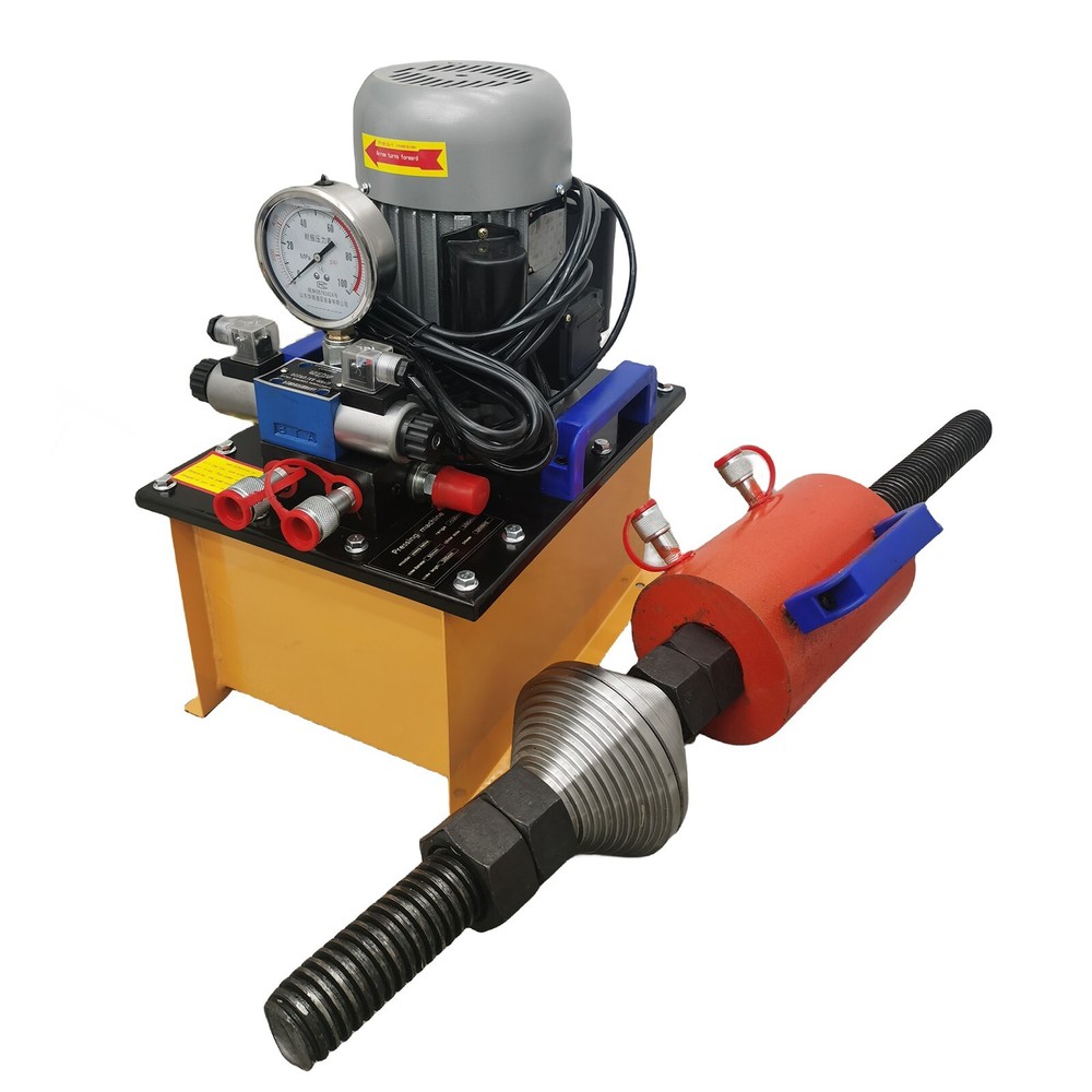 70T Excavator Sleeve Pressing Machine 220V  Electromagnetic Foot Switch Pump