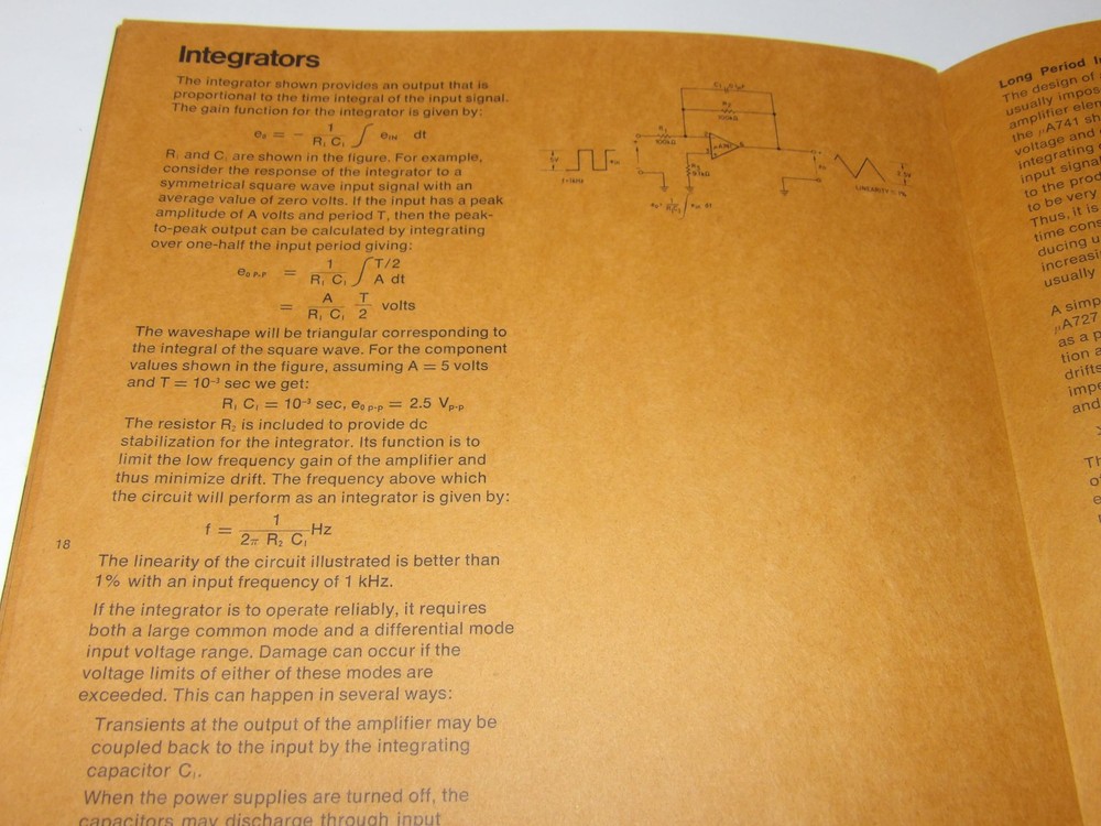 1968 FAIRCHILD SECOND GENERATION LINEAR INTEGRATED CIRCUITS BROCHURE/APPLICATION
