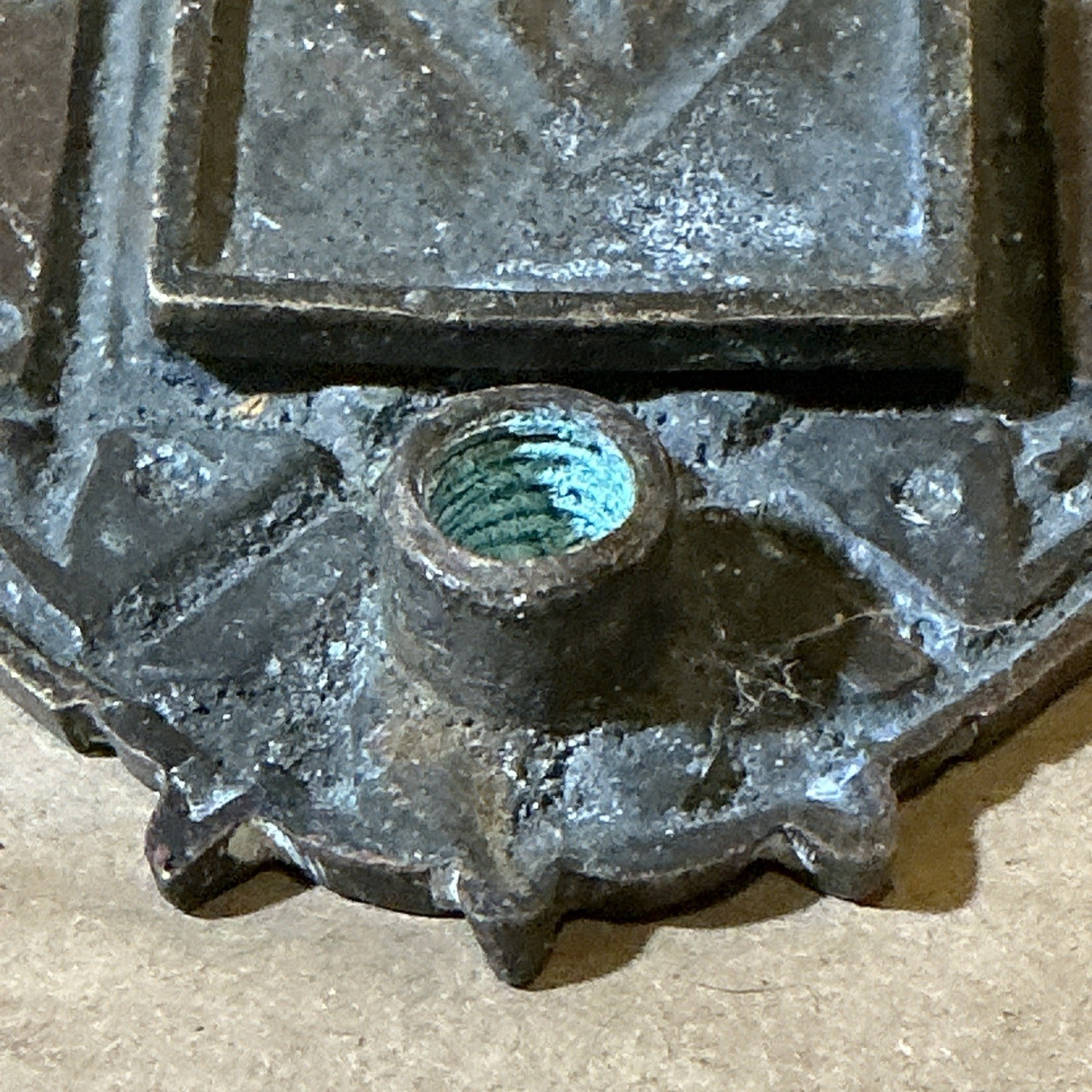 Antique Brass Letter Slot As Is INV-JDH12