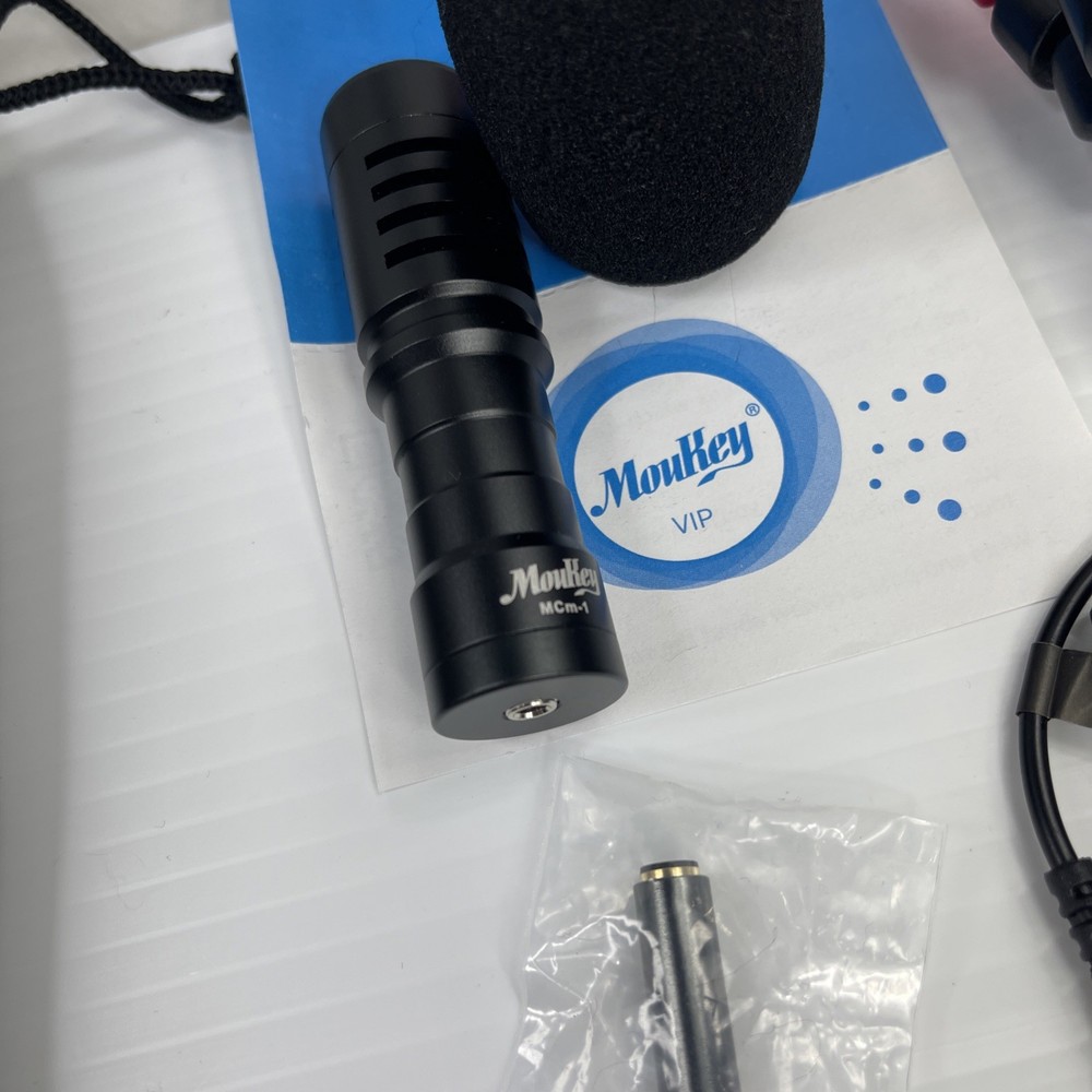 Moukey MCm-1 Directional Video And Audio Camera Microphone Untested