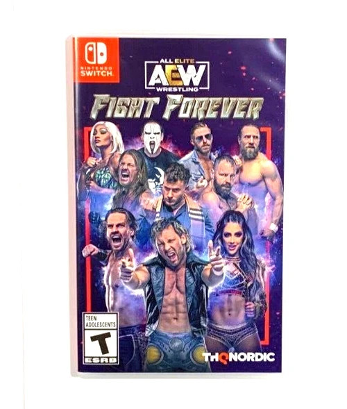 AEW: Fight Forever - Nintendo Switch AUTHENTIC REPLACEMENT CASE ONLY