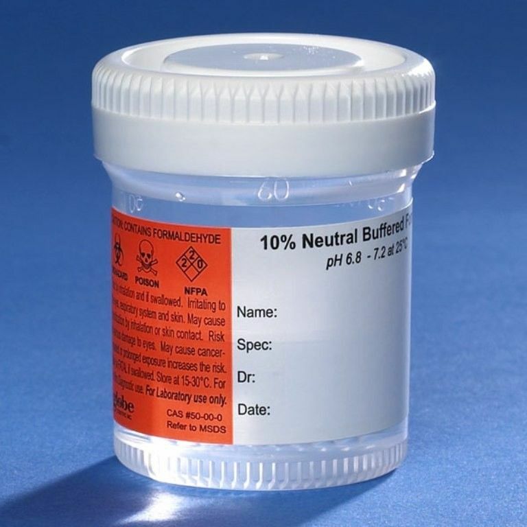 Formalin Filled Container Tissue Biopsy Samples 30 ml 10 Count Pet Livestock