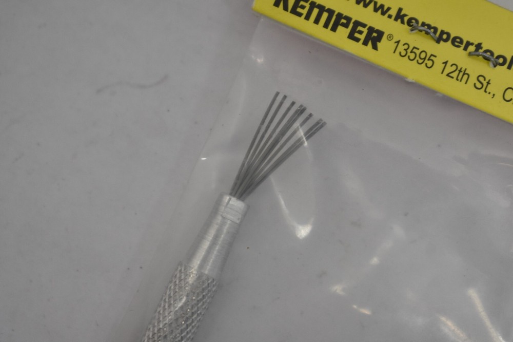 Kemper Tools Scratch Wire Brush 5-1/2" Handle Silver SWB Tool Genuine OEM