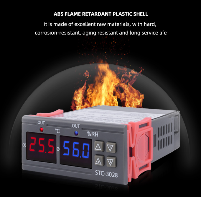 Digital Thermostat Temperature Humidity Control STC-3028 Controller Meter DC 12V