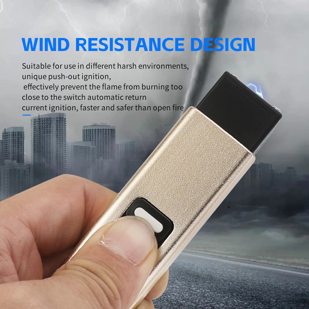 Pulse Arc Igniter USB Charge LED Light Barbecue Kitchen Fire Starter