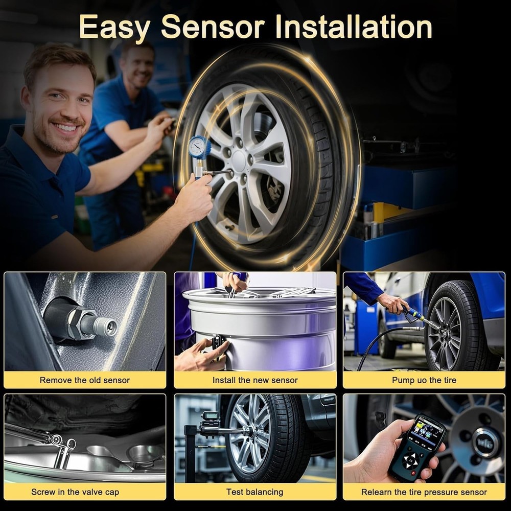 TPMS GM Pre-Programmed Tire Sensor Compatible with:➥Chevrolet Silverado 1