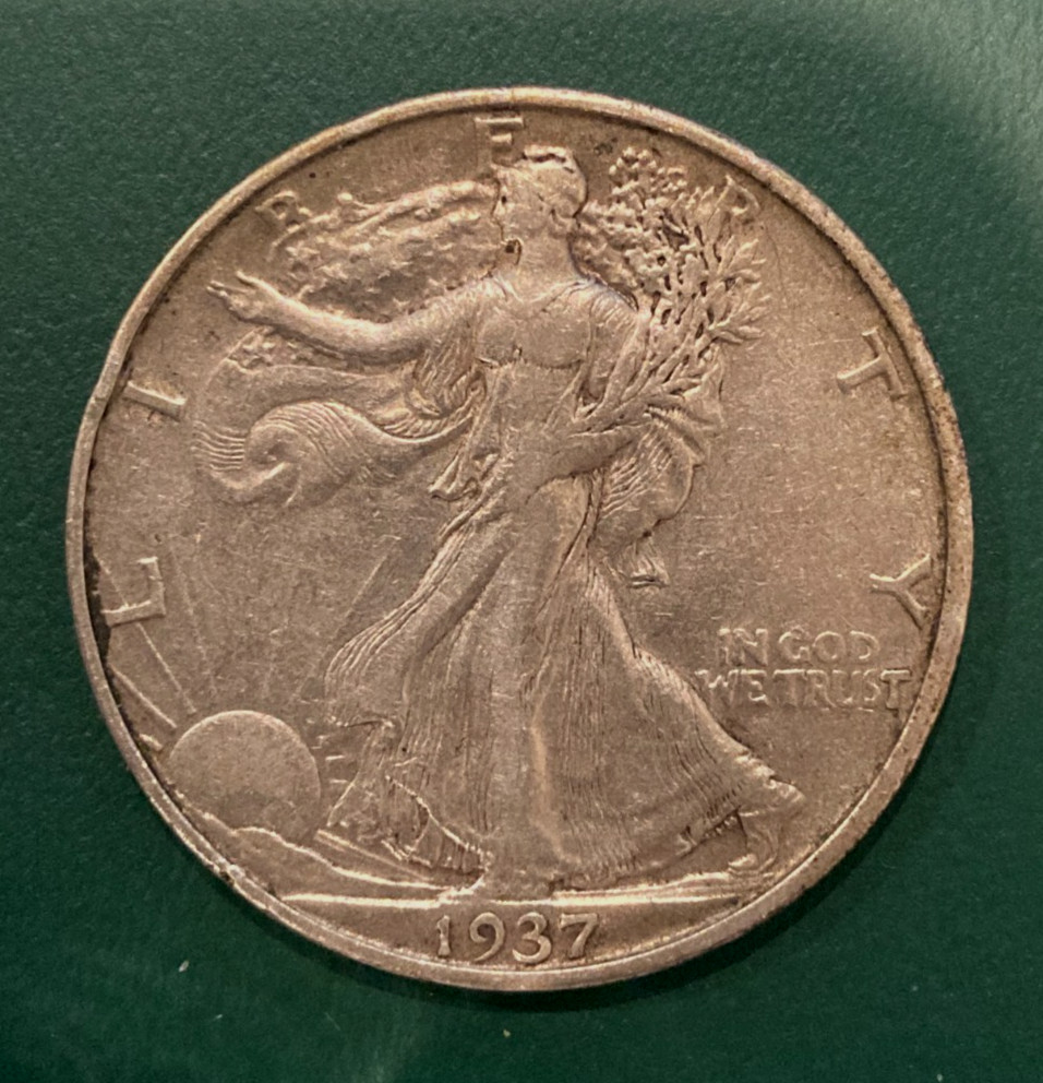 1937-S Walking Liberty Half Dollar