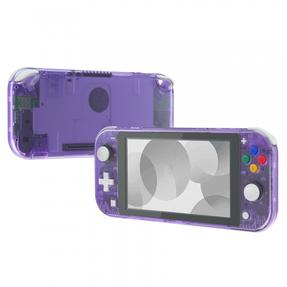 Shell Cover Screen Protector Button Clear Atomic Purple for Nintendo Switch Lite