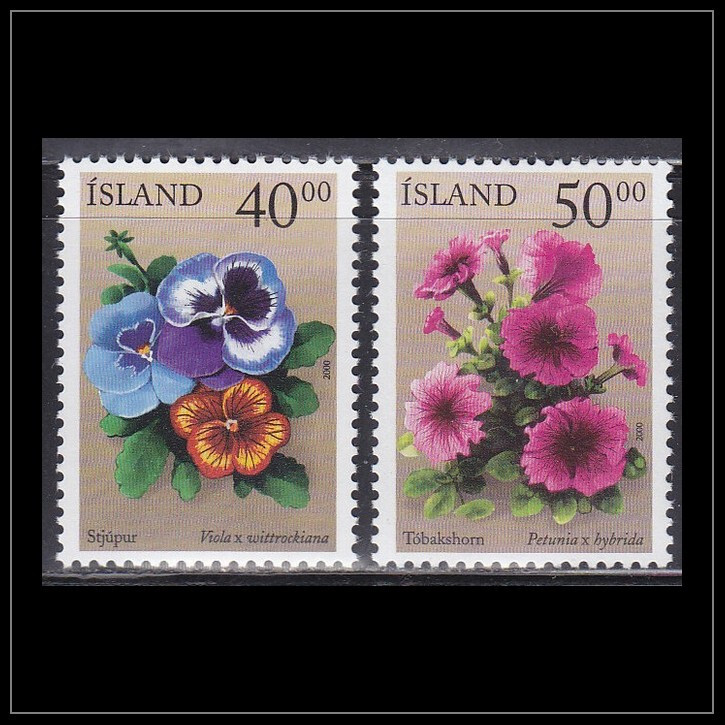 Iceland - 2000 (895-896) Flowers