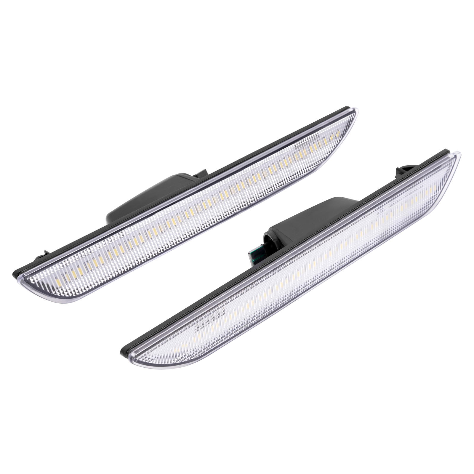 Rear Clear LED Side Marker Lights Bumper Lamps For Ford Mustang 2015-2023 LH&RH