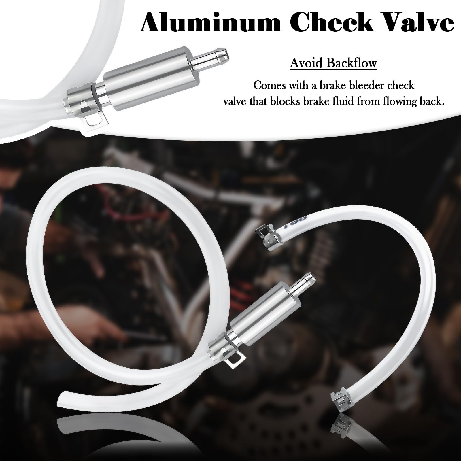 Brake Bleeder Hose,One Men Motorcycle Brake Bleeder Kit for Maintenance & Rep...