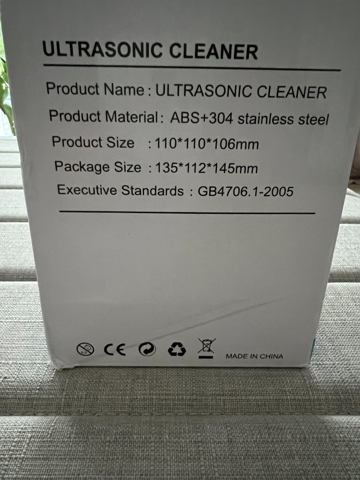 Ultrasonic Retainer Cleaner Machine, 52Khz for Jewelry Dentures Braces Wathches