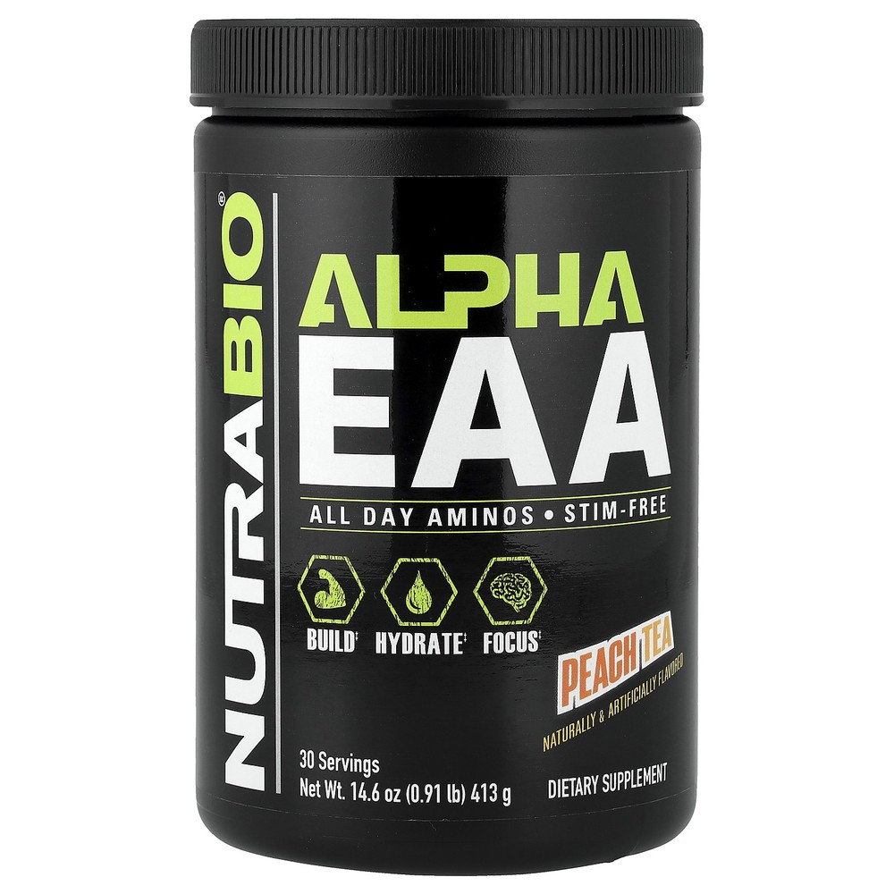 Alpha EAA, Peach Tea, 0.91 lb (413 g)