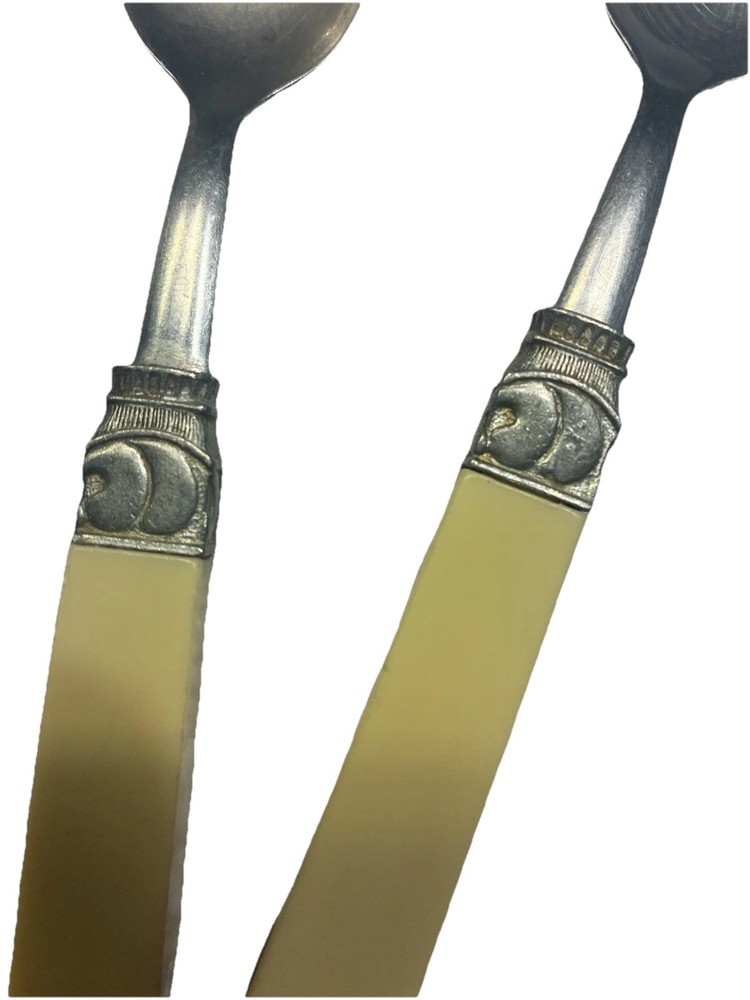 Vintage Bakelite Handled Flatware Set