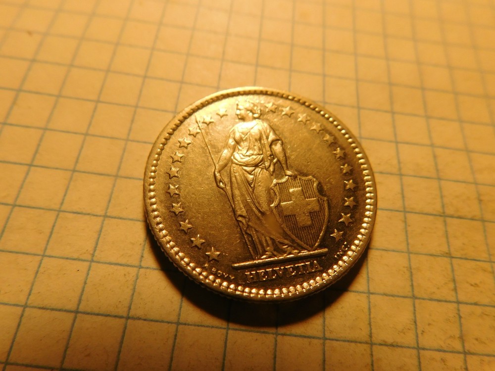 SWITZERLAND 2 FRANCS 1978 # 1004