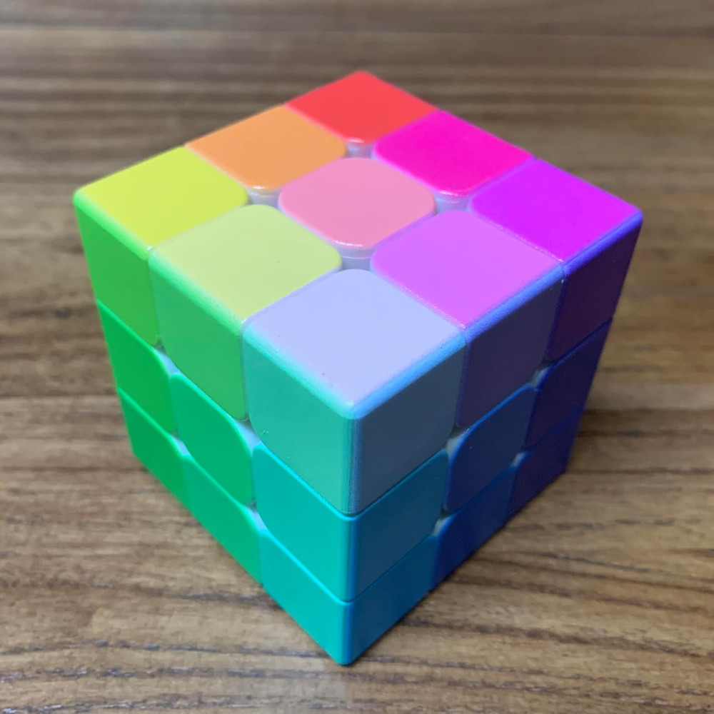 Gradient Cube 3X3 Speed Cube Impossible, 3X3 Cube Advanced Difficulty Classic Co