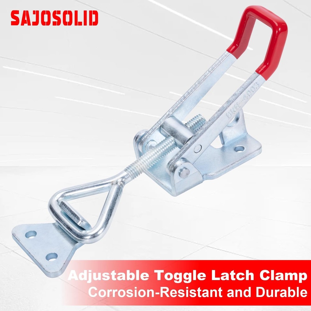 4-Pack Adjustable Toggle Latch Clamp 4003, Quick-Release Hand Tool Cam Latch,...