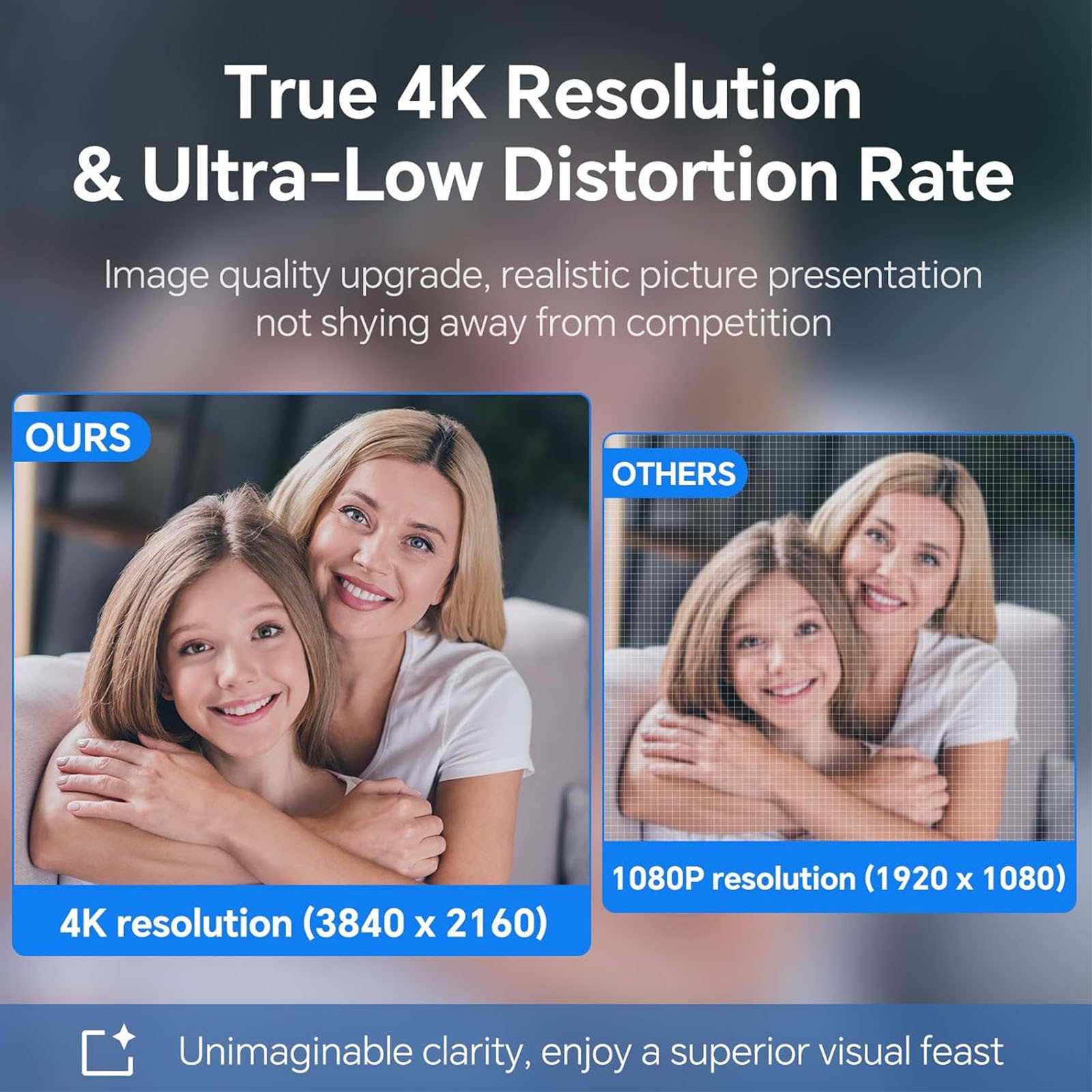 4K Webcam for PC USB Webcam W/ Microphone Autofocus Web Camera for Plug&Play