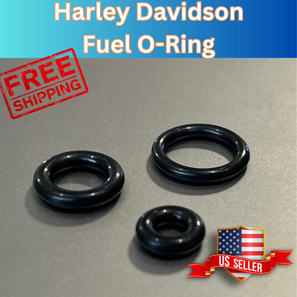 ✅  Harley Davidson Fuel Line Delphi Quick Disconnect Repair O Ring Kit 3 Pieces