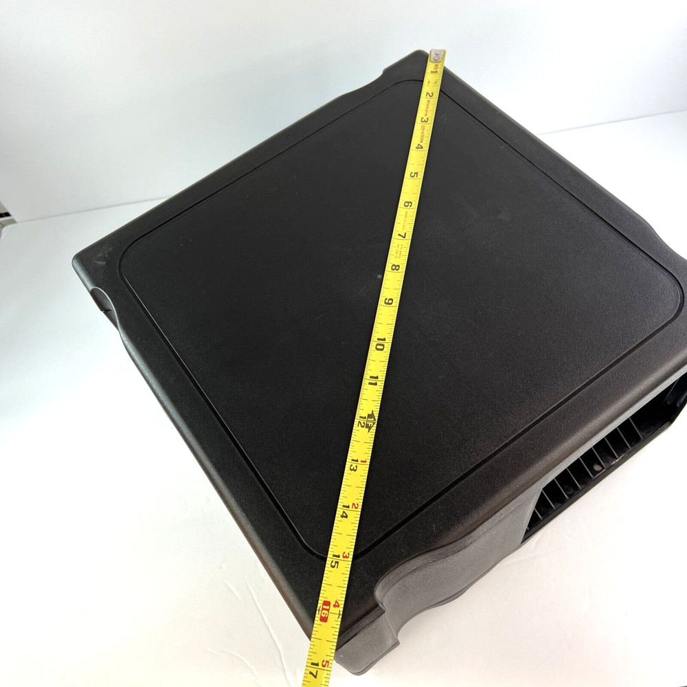 Alpha 48 CD Carousel Holder Spinning Compact Disc Storage Black Tower Rack Case