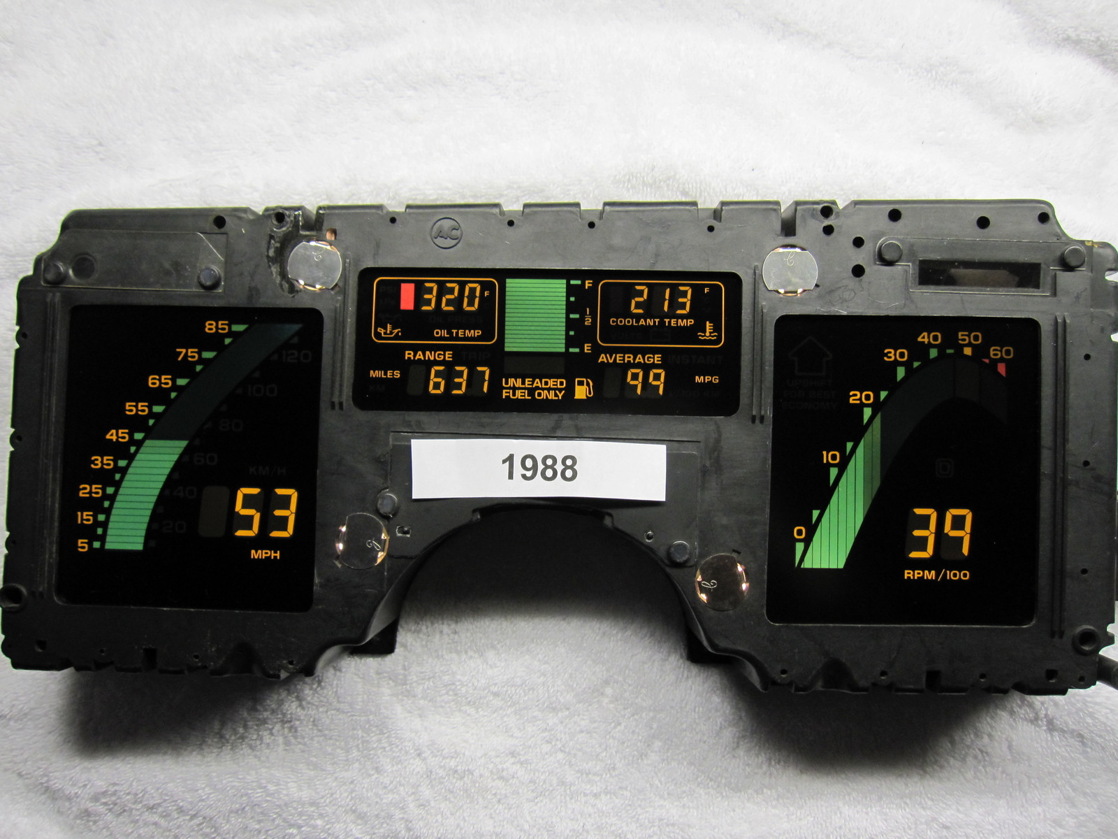 1984 Corvette Crossfire digital dash instrument cluster Rebuilt 85 86 87 88 89