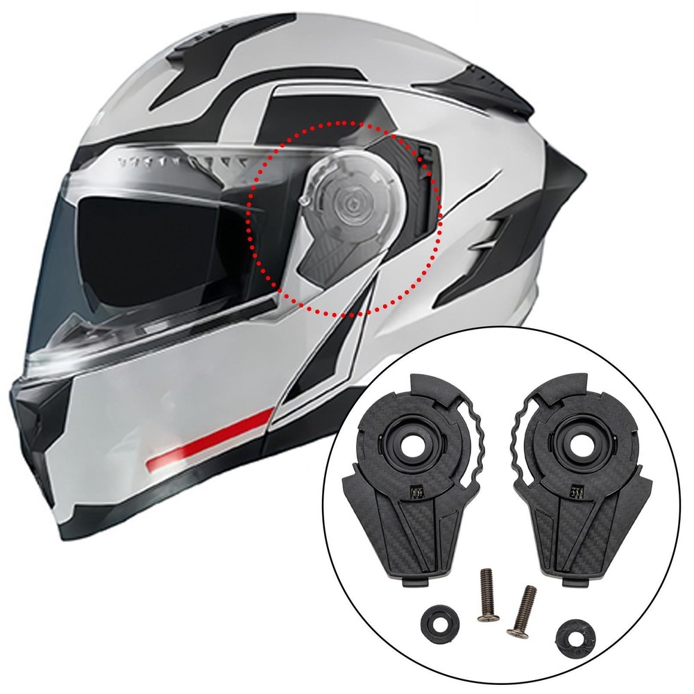 2Pcs Helmet Visors Base Portable Practical Durability Direct Replaces