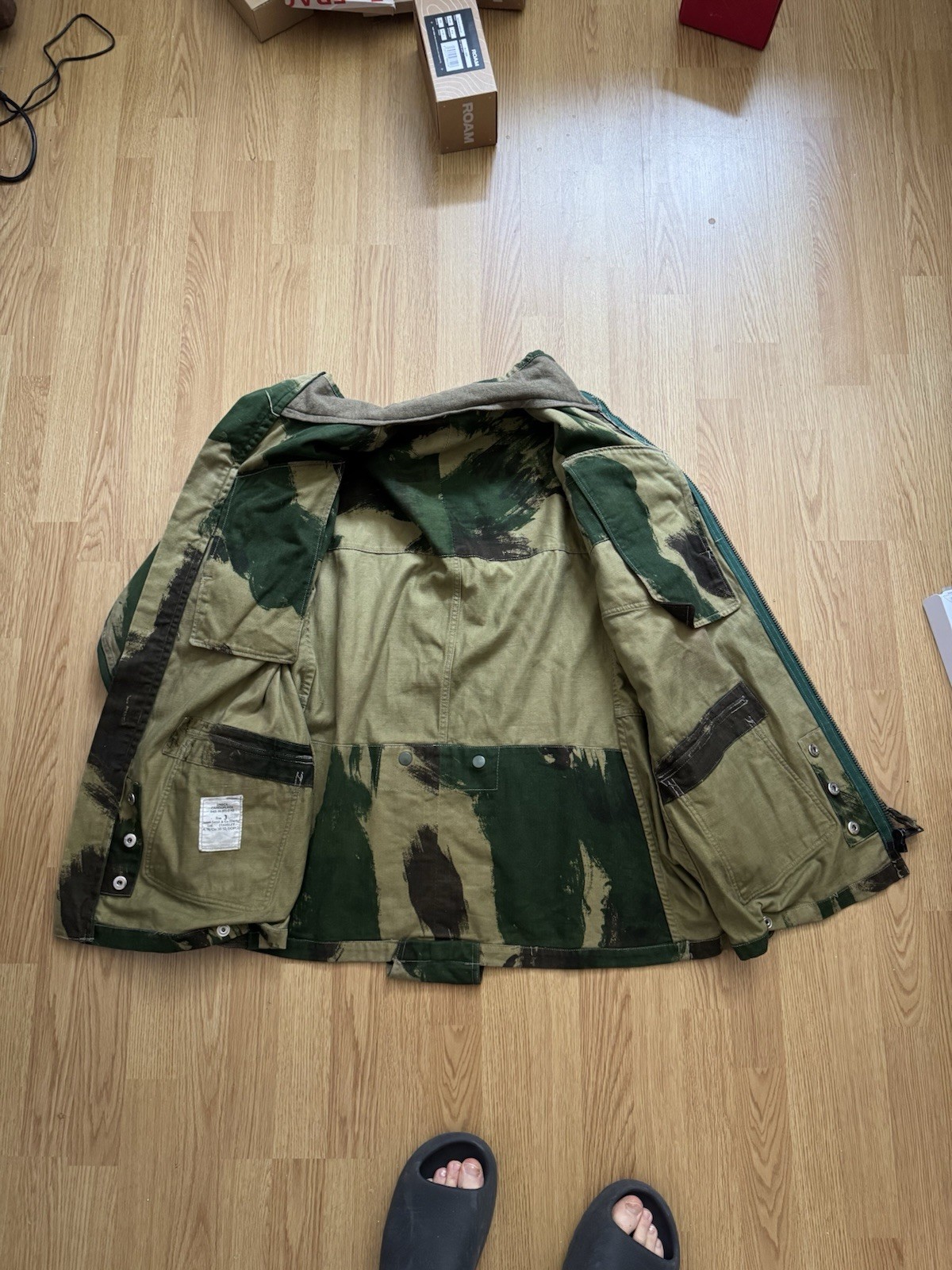 Genuine 1959 Pattern Denison Smock Major Rank & Wings Airborne Parachute