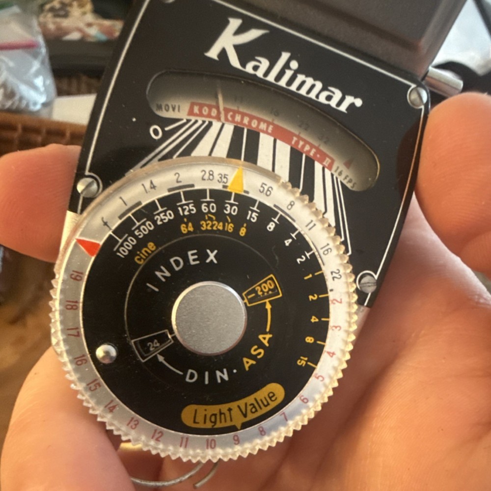 Kalimar Light Value Analog Photography Light Meter Light Value Scale for Camera
