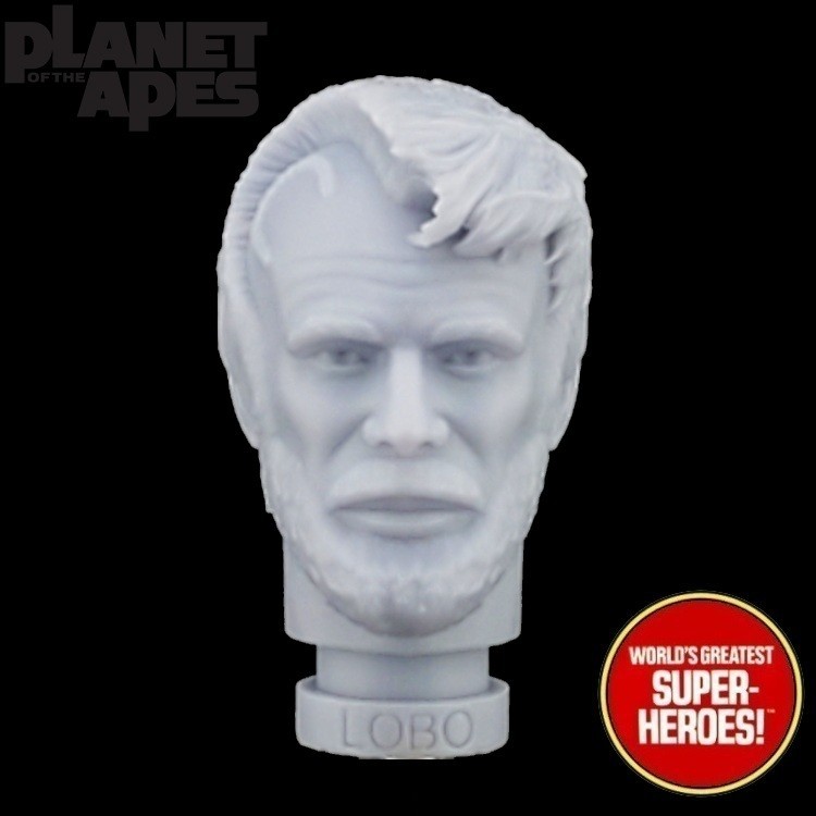 Mego Planet of the Apes John Landon Lobotomized Head For POTA 8” Action Figure