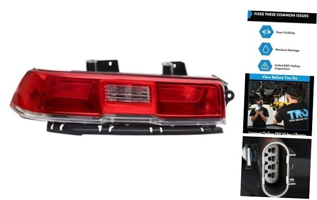 Driver Side Tail Light Assembly Compatible with 2015 Chevrolet Camaro